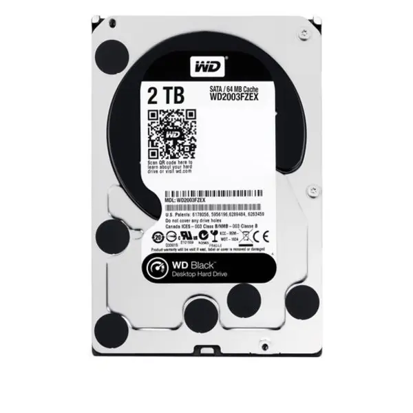 هارددیسک اینترنال وسترن دیجیتال سری مدل WD2003FZEX ظرفیت 2 ترابایت Western Digital Black WD2003FZEX Internal Hard Drive - 2TB - 2