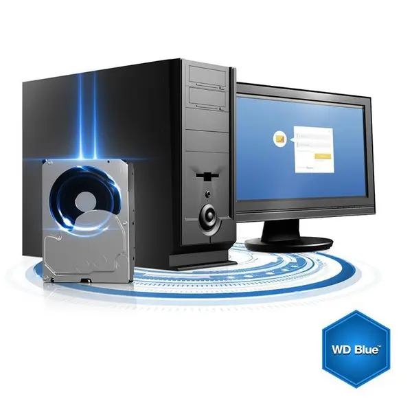 هارددیسک اینترنال وسترن دیجیتال سری آبی مدل WD20EZRZ ظرفیت 2 ترابایت Western Digital Blue WD20EZRZ Internal Hard Drive - 2TB