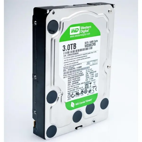 هارددیسک اینترنال وسترن دیجیتال سری سبز مدل WD30EZRX ظرفیت 3 ترابایت Western Digital Green WD30EZRX Internal Hard Drive - 3TB - 4