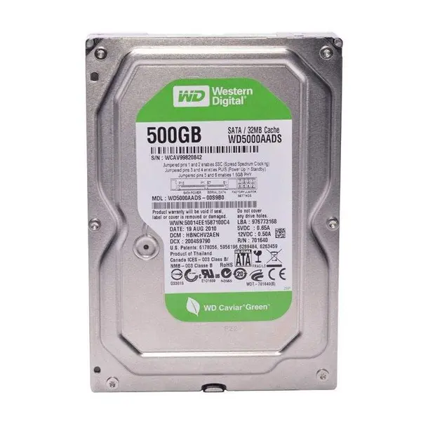 هارددیسک اینترنال وسترن دیجیتال مدل WD5000AADS ظرفیت 500 گیگابایت - - 4