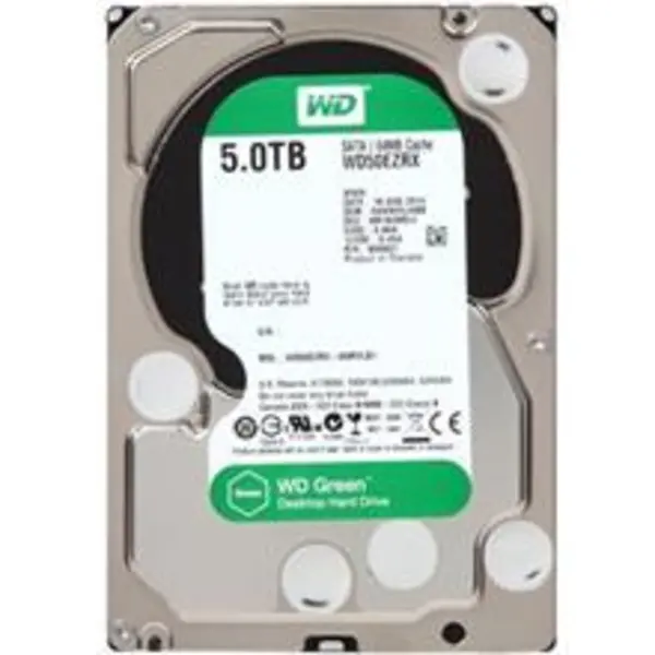 هارددیسک اینترنال وسترن دیجیتال سری سبز مدل WD50EZRX ظرفیت 5 ترابایت Western Digital Green WD50EZRX Internal Hard Drive - 5TB - 5