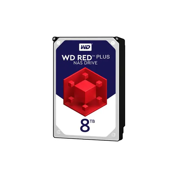 هارددیسک اینترنال وسترن دیجیتال سری رد پلاس مدل WD80EFBX ظرفیت 8 ترابایت Western Digital WD80EFBX Red Plus 8TB 3.5" 7200rpm 256MB Internal Hard Drive - 5