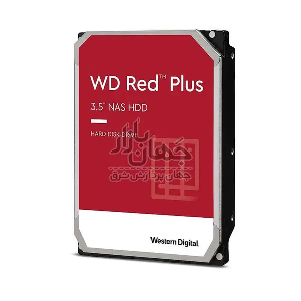 هارددیسک اینترنال وسترن دیجیتال سری رد پلاس مدل WD80EFBX ظرفیت 8 ترابایت Western Digital WD80EFBX Red Plus 8TB 3.5" 7200rpm 256MB Internal Hard Drive - 3