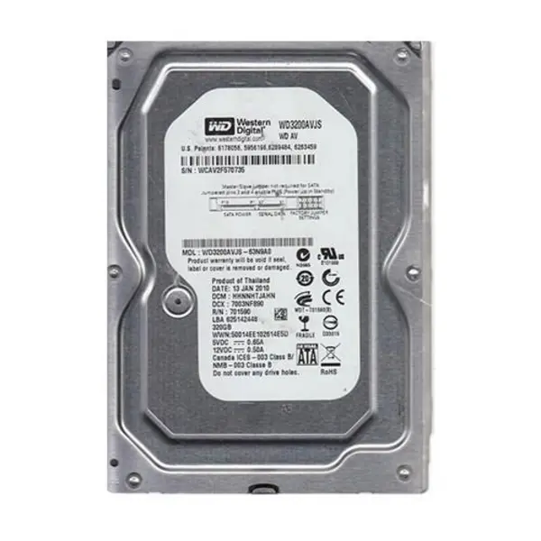 هارد دیسک اینترنال وسترن دیجیتال مدل WD AV-GP WD3200AVVS ظرفیت 320 گیگابایت - - 2