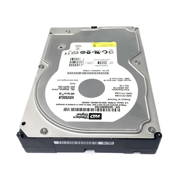 هارد دیسک اینترنال کامپیوتر وسترن دیجیتال WD Blue ظرفیت 250 گیگابایت Western Digital Caviar Blue 250GB WD2500AAJS stock - 3