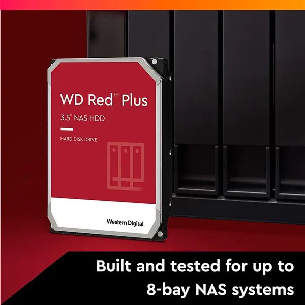 Western Digital Red 4TB WD40EFZX Internal Hard Drive WD40EFZX Red Plus 4TB 128MB Cache NAS Internal Hard Drive - 3