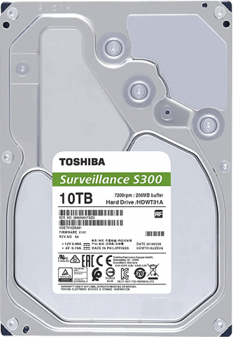 هارد اینترنال 10 ترابایت Toshiba مدل SURVEILLANCE S300 HDWT31A Hard: Toshiba Surveillance S300 10TB