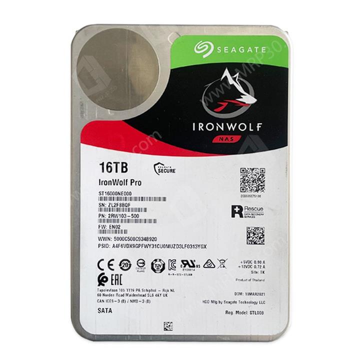 هارد اینترنال 16 ترا سیگیت Seagate Ironwolf NAS PRO 16TB استوک