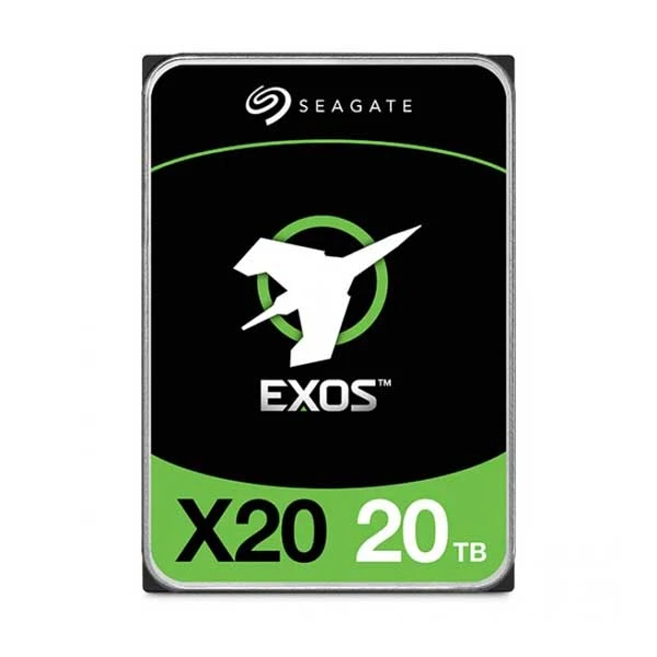 هارد اینترنال سیگیت ظرفیت 20 ترابایت سری Exos X20 مدل Seagate ST20000NM007D Seagate Exos X20 ST20000NM007D 20TB 7200 RPM 256MB Cache SATA 6.0Gb/s 3.5″ Internal Hard Drive