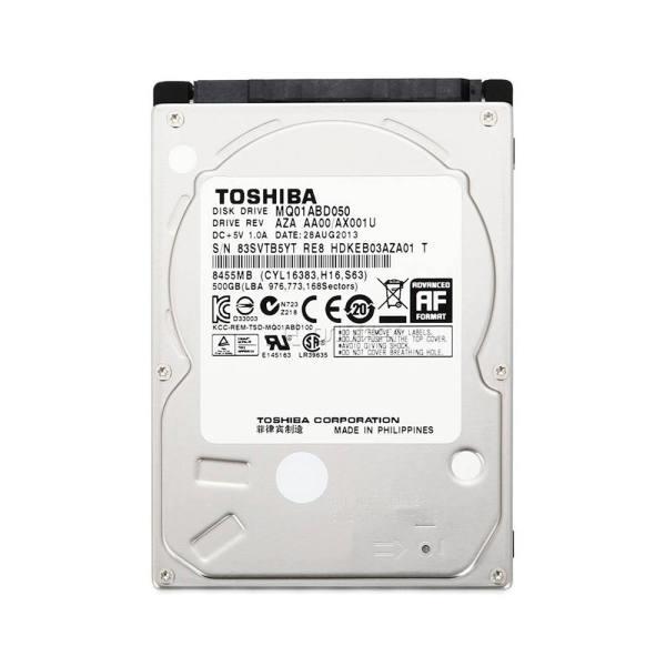 هارد دیسک اینترنال 2.5 اینچی توشیبا مدل MQ01ABD050V ظرفیت 500 گیگابایت Toshiba 2.5 Inch MQ01ABD050V Internal Hard Drive - 500GB Toshiba 2.5 Inch MQ01ABD050V Internal Hard Drive - 500GB