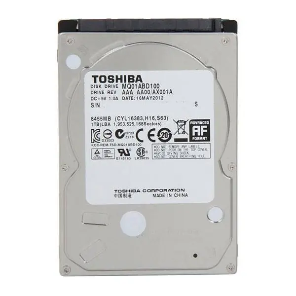هارد دیسک اینترنال 2.5 اینچی توشیبا مدل MQ01ABD100 ظرفیت 1 ترابایت Toshiba 2.5 Inch MQ01ABD100 Internal Hard Drive - 1TB - 2