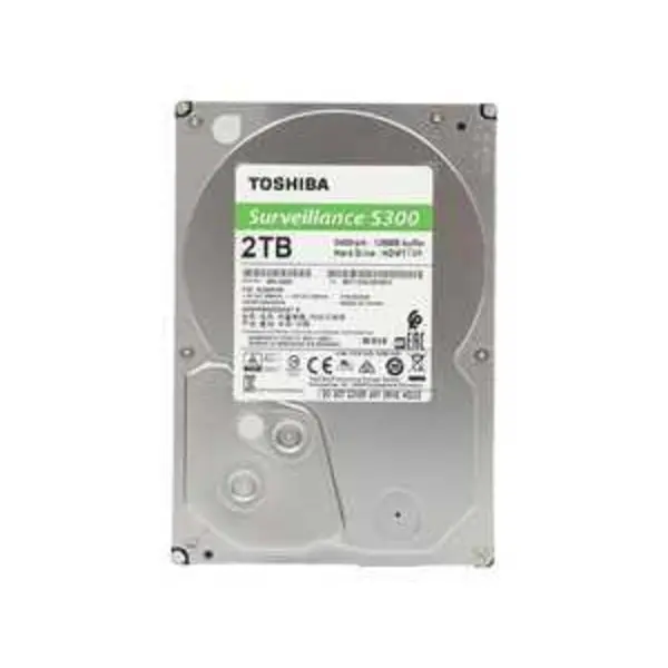 هارد اینترنال توشیبا 2 ترابایت Toshiba مدل Surveillance S300 Toshiba HDWT720UZSVA S300 Surveillance 2TB 128MB Cache Internal Hard Drive