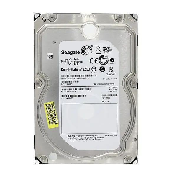 هارددیسک اینترنال 3.5 اینچی از نوع SAS سیگیت مدل ST4000NM0023 ظرفیت 4 ترابایت Seagate ST4000NM0023 SAS 3.5 inch Internal Hard Drive - 4TB - 4