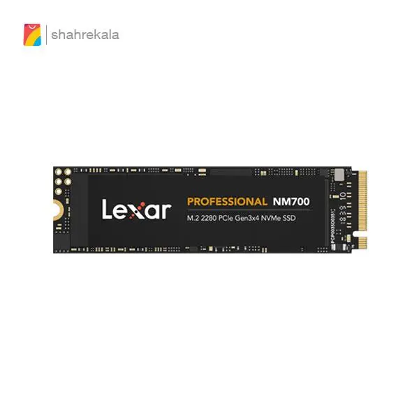 اس اس دی اینترنال لکسار ظرفیت 512 گیگابایت مدل NM700 M.2 SSD Lexar Professional NM700 M.2 2280 NVMe 512GB Drive
