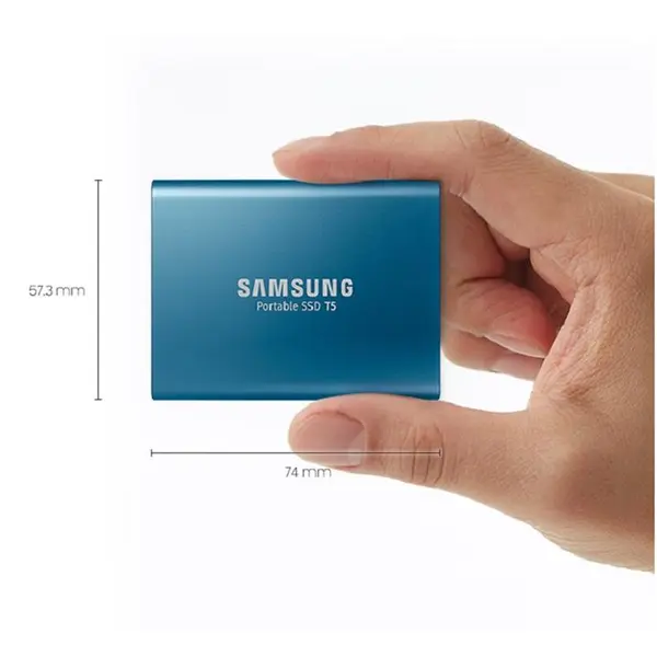 حافظه اس اس دی قابل حمل سامسونگ مدل تی 5 با ظرفیت 1 ترابایت SAMSUNG T5 1TB USB 3.1 Portable External SSD Drive - 4