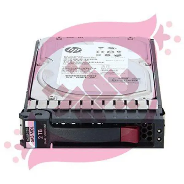 هارد سرور اچ پی مدل 695507-002 با ظرفیت 2 ترابایت HP 695507-002 2TB SAS 7.2K Server Hard Drive - 3
