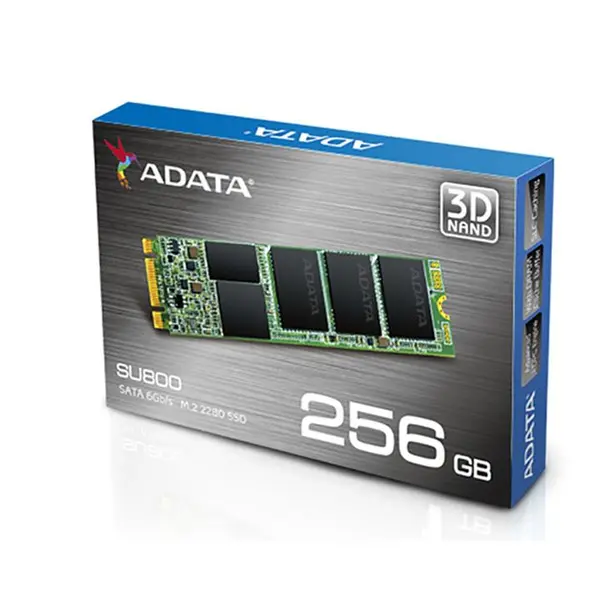 حافظه اس اس دی ای دیتا مدل آلتیمیت اس یو 800 ام تو 2280 با ظرفیت 256 گیگابایت ADATA Ultimate SU800 M.2 2280 Solid State Drive 256GB