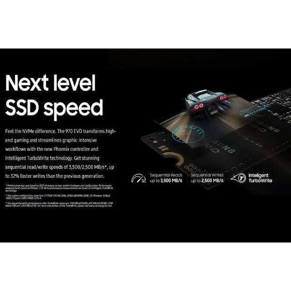 حافظه اس اس دی سامسونگ مدل 970 اوو با ظرفیت 1 ترابایت Samsung SSD 970 Evo NVMe M2 SSD - 1TB