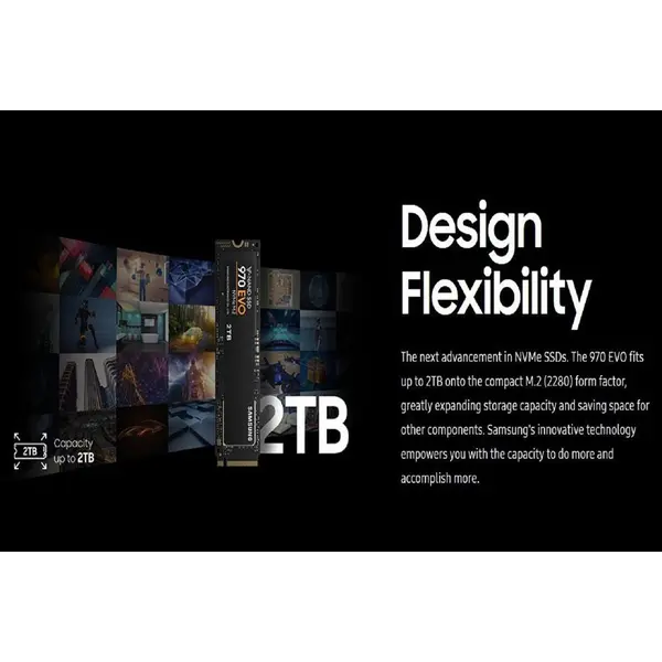 حافظه اس اس دی سامسونگ مدل 970 اوو با ظرفیت 1 ترابایت Samsung SSD 970 Evo NVMe M2 SSD - 1TB