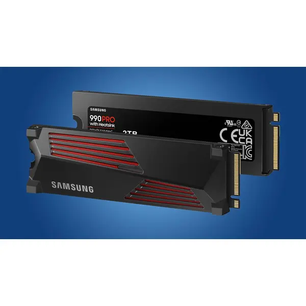 اس اس دی هیت سینک دار سامسونگ 990PRO PCIe 4.0 NVMe 2TB SSD Samsung 990 Pro Heatsink 2TB