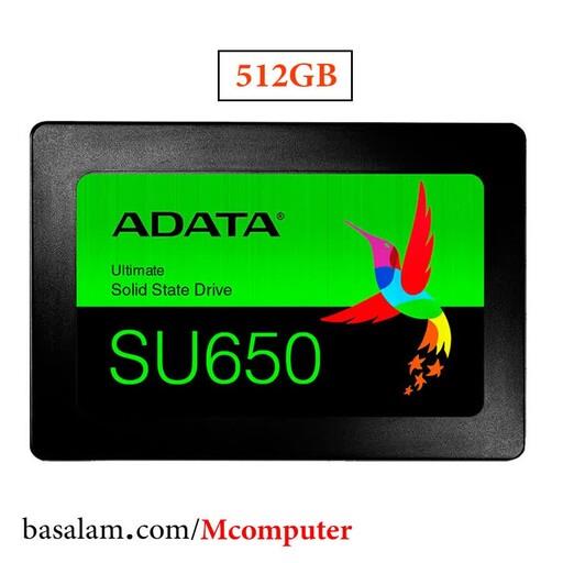 هارد اس اس دی اینترنال ای دیتا Adata SU650 ظرفیت 512 گیگابایت با ارسال رایگان