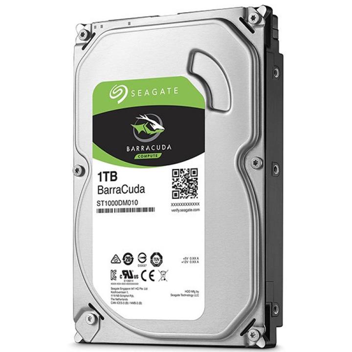 هارددیسک اینترنال سیگیت مدل BarraCuda ST1000DM010 ظرفیت 1 ترابایت Seagate BarraCuda ST1000DM010 Internal Hard Drive - 1TB