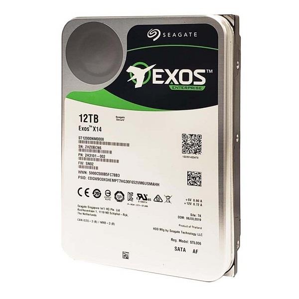 هارد دیسک اینترنال سیگیت مدل Exos ST12000NM0008 ظرفیت 12 ترابایت Seagate Exos ST12000NM0008 Internal Hard Drive 12TB