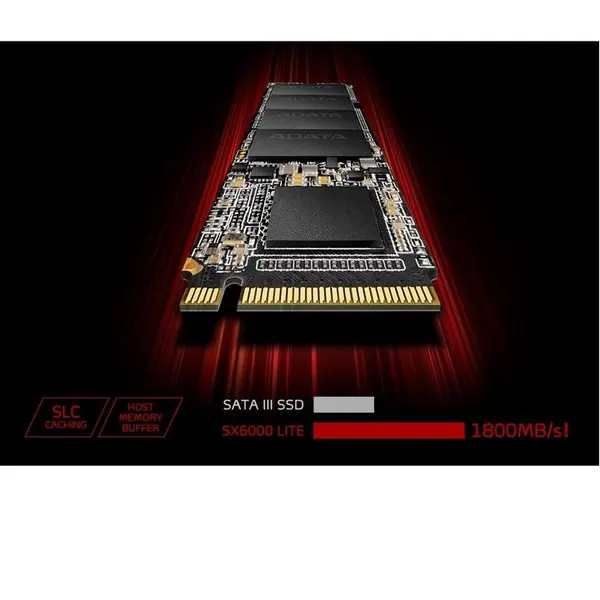 اس اس دی M.2 ای دیتا مدل XPG SX6000 Lite ظرفیت 256GB ADATA XPG SX6000 Lite 256GB PCIe Gen3x4 M.2 2280 Internal SSD Drive - 4