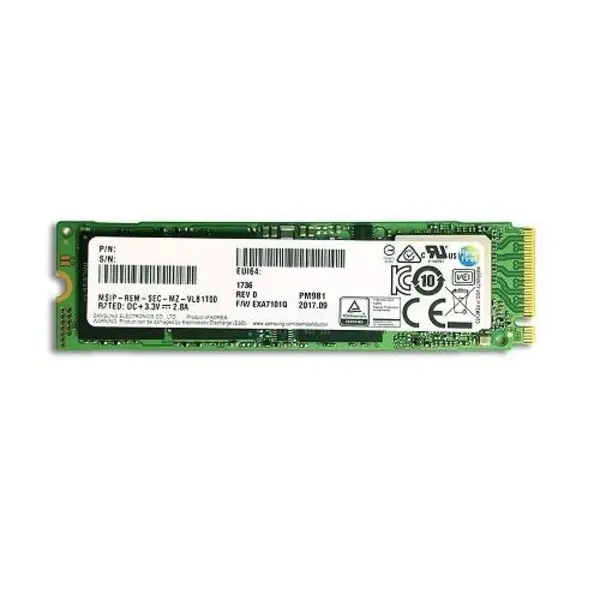 اس اس دی سامسونگ PM981 NVME M.2 - 256GB SSD: Samsung PM981 M.2 PCIe NVMe 2280 256GB - 3