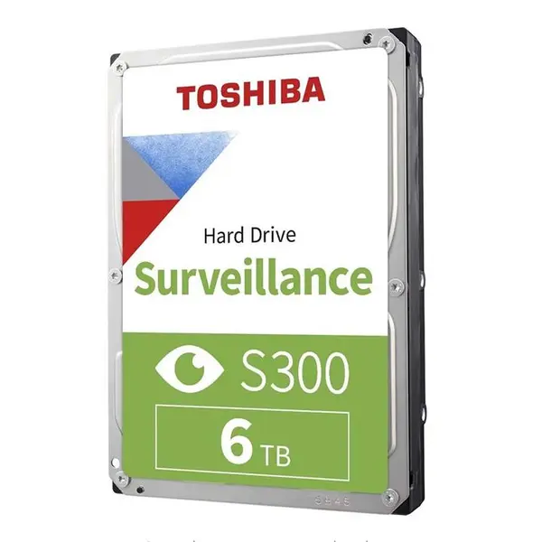 هارددیسک اینترنال توشیبا مدل s300 surveillanceظرفیت 6 ترابایت Toshiba S300 6TB Surveillance 3.5 SATA 6 Gb/s 7200 RPM 256MB Cache - 5