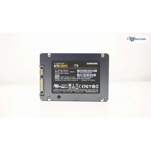 اس اس دی سامسونگ مدل Samsung QVO 870 ظرفیت 1 ترابایت Samsung 870 QVO 1TB SATA 3.0 SSD - 2