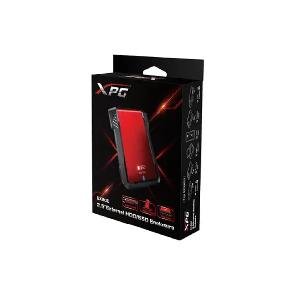 باکس تبدیل SATA به USB 3.1 ای دیتا مدل EX500 ADATA EX500 2.5 Inch USB 3.1 External HDD/SSD Enclosure