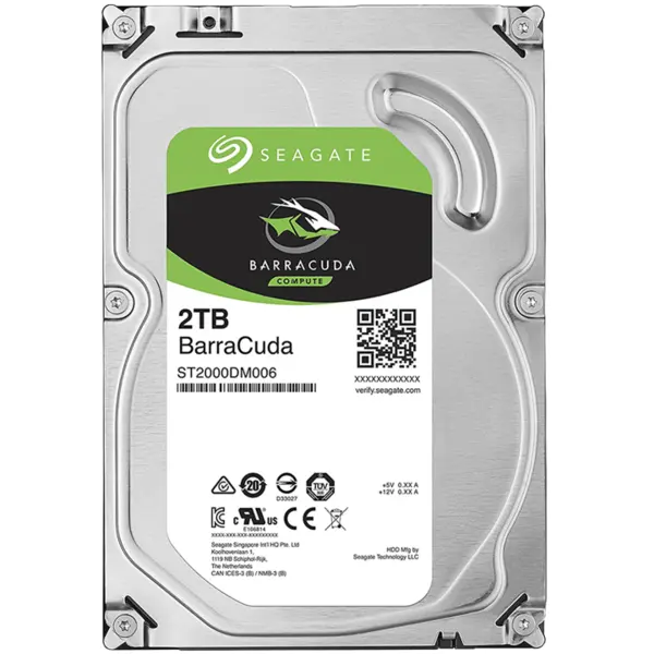 Seagate BarraCuda ST2000DM006 Internal Hard Drive - 2TB - - 2