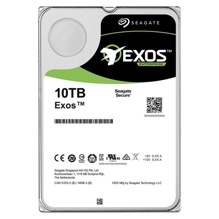 هارد دیسک اینترنال سیگیت Seagate EXOS  ST10000NM0096 ظرفیت 10 ترابایت -