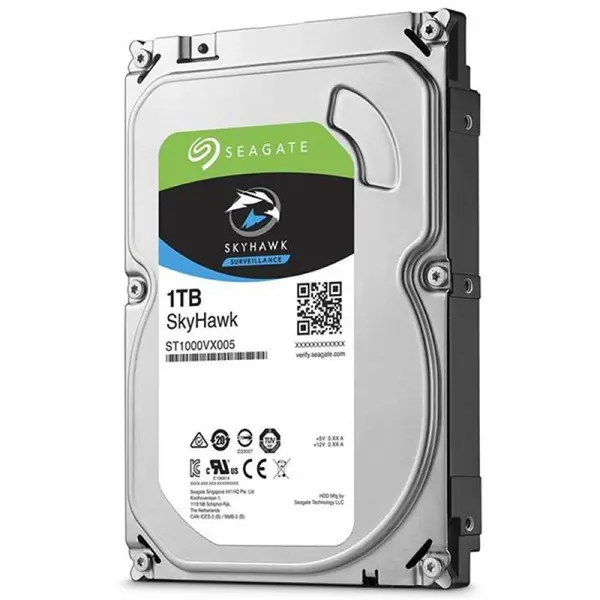 هارددیسک اینترنال سیگیت مدل SkyHawk ST1000VX005 ظرفیت 1 ترابایت Seagate SkyHawk ST1000VX005 Internal Hard Drive -1TB - 5