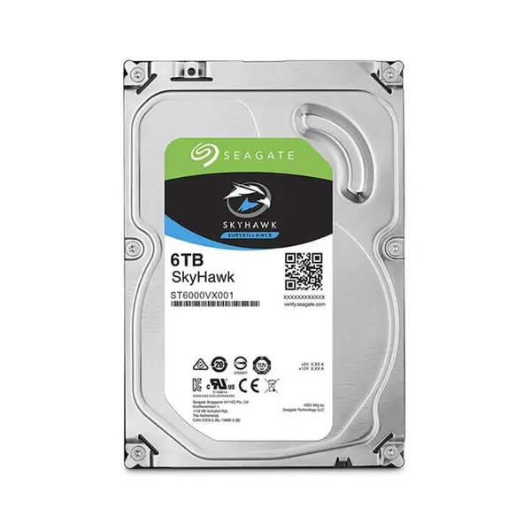 هارددیسک اینترنال سیگیت مدل SkyHawk ST6000VX0023 ظرفیت 6 ترابایت Seagate SkyHawk ST6000VX0023 Internal Hard Drive - 6TB - 5