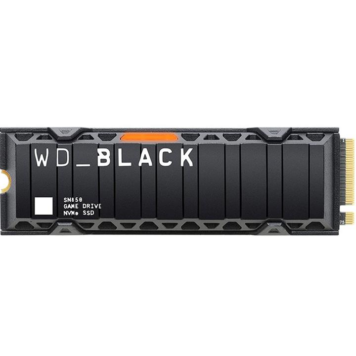 حافظه اس اس دی وسترن دیجیتال SN850 هیت سینک دار برای ps5 ظرفیت 1 ترابایت SSD WD BLACK SN850 Heatsink 1TB