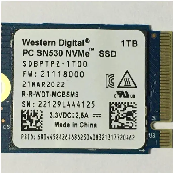 حافظه SSD هارد ssd وسترن دیجیتال 1 ترابایت مخصوص مایکروسافت سرفیس