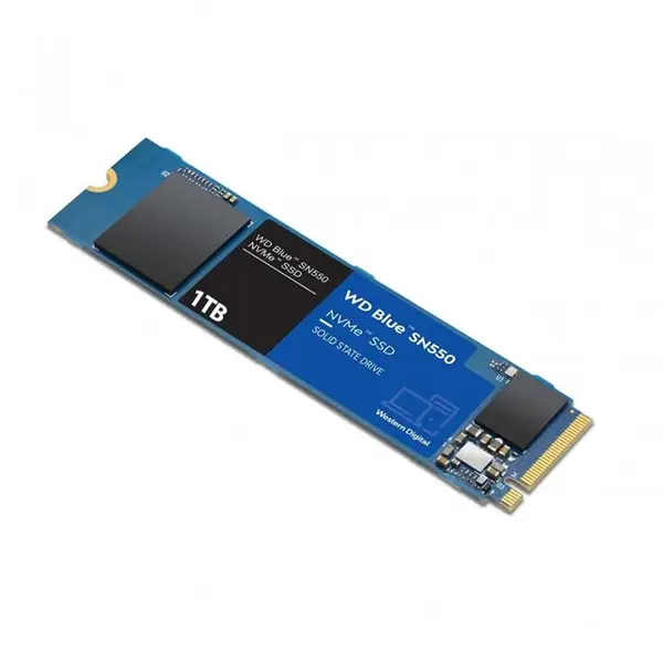 حافظه SSD اینترنال 1 ترابایت WD مدل BLUE SN550 WDS100T2B0C Western Digital Blue SN550 PCIe Gen3 x4 M.2 2280 NVMe 1TB Internal SSD Drive