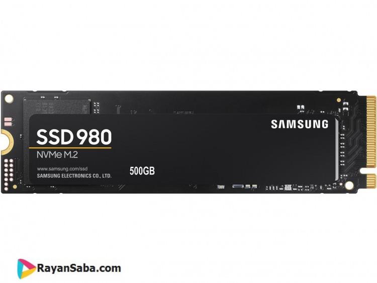 حافظه SSD اینترنال 500 گیگابایت Samsung مدل  980 M.2 SAMSUNG 980 PCIe 3.0 NVMe M.2 2280 500GB Internal SSD