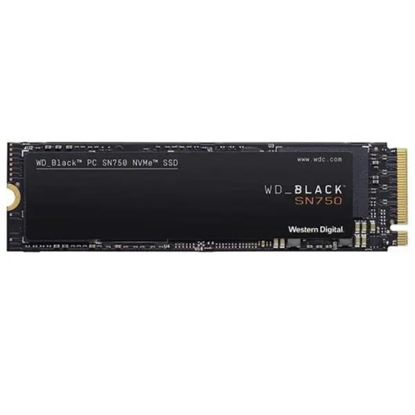 حافظه SSD وسترن دیجیتال مدل BLACK SN750 NVME ظرفیت 250 گیگابایت WD BLACK SN750 250GB NVMe Internal Gaming SSD - Gen3 PCIe, M.2 2280, 3D NAND with Black 2TB Performance Desktop Hard Disk Drive - 7200 RPM SATA 6 Gb/s 64MB Cache