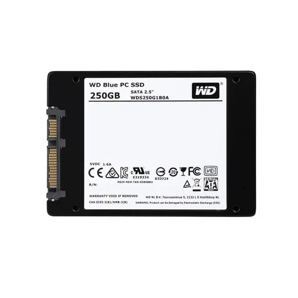 حافظه SSD وسترن دیجیتال مدل BLUE WDS250G1B0A ظرفیت 250 گیگابایت Western Digital BLUE WDS250G1B0A SSD Drive - 250GB