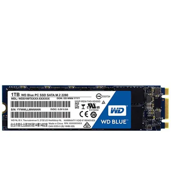 حافظه SSD وسترن دیجیتال مدل BLUE WDS100T1B0B ظرفیت 1 ترابایت Western Digital BLUE WDS100T1B0B SSD Drive - 1TB