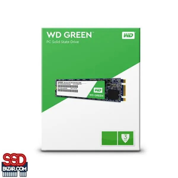 حافظه SSD وسترن دیجیتال مدل GREEN WDS480G1G0B ظرفیت 480 گیگابایت Western Digital GREEN WDS480G1G0B SSD Drive - 480GB M.2 - 2