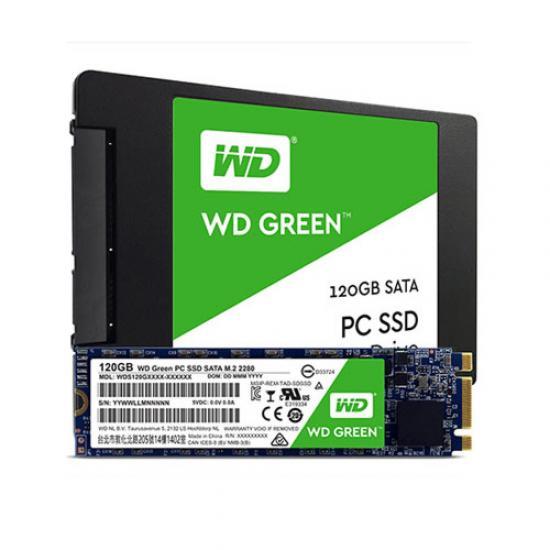 حافظه SSD وسترن دیجیتال مدل GREEN WDS120G1G0A ظرفیت 120 گیگابایت Western Digital HDD SSD WD Green 120GB