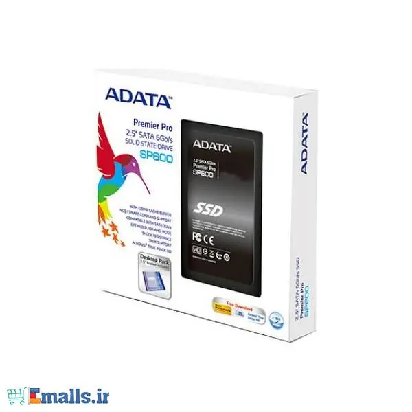 حافظه SSD ای دیتا مدل پریمیر پرو SP600 ظرفیت 128 گیگابایت ADATA SSD SP600 - 128GB - 3