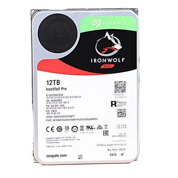 هارد دیسک سیگیت مدل ST12000NE0008 IronWolf Pro با ظرفیت 12 ترابایت Seagate ST12000NE0008 IronWolf Pro 12TB NAS Internal Hard Drive - 4