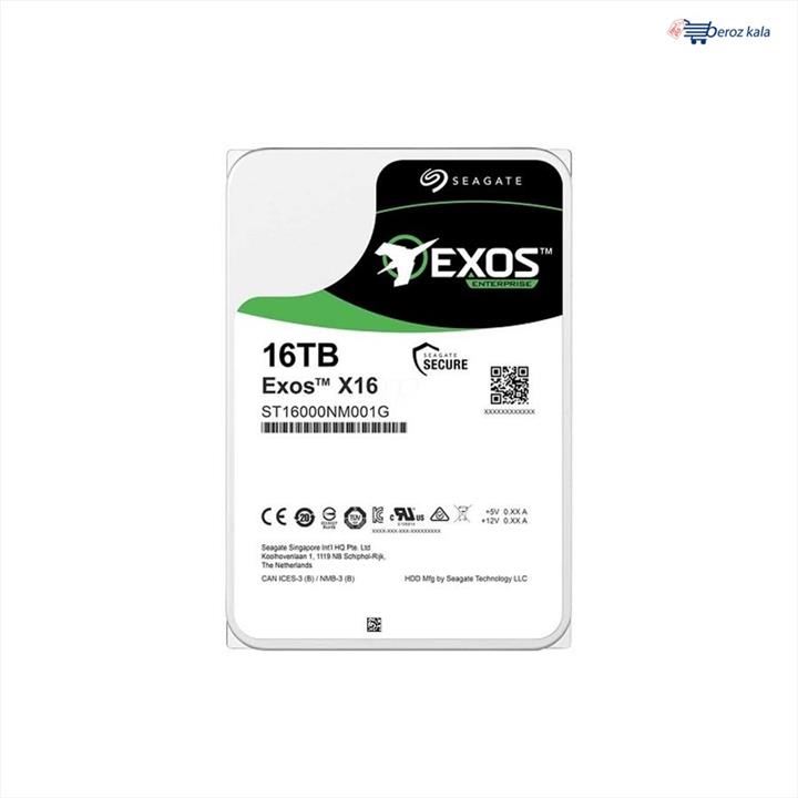 هارد اینترنال سیگیت مدل ST16000NM000j Exos x16 ظرفیت ۱۶ ترابایت (used) Seagate ST16000NM000j Exos X16 16TB SATA 6Gb/s Internal Hard Drive