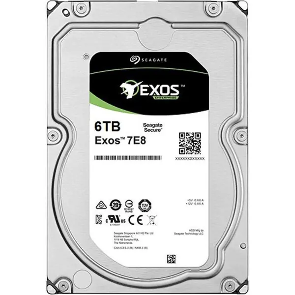 هارد اینترنال سیگیت مدل ST6000NM021A Exos 7E8 با ظرفیت 6 ترابایت Seagate ST6000NM021A Exos 7E8 6TB SATA3 Internal Hard Drive - 4