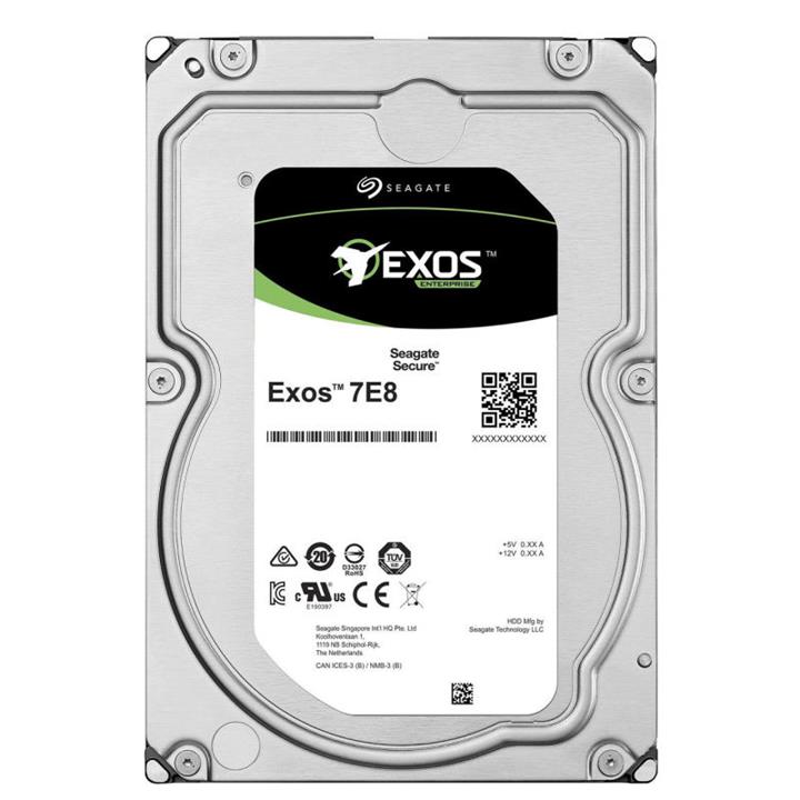 هارد اینترنال سیگیت مدل ST8000NM000A Enterprise Exos با ظرفیت 8 ترابایت Seagate ST8000NM000A Enterprise Exos 8TB SATA3 Internal Hard Drive